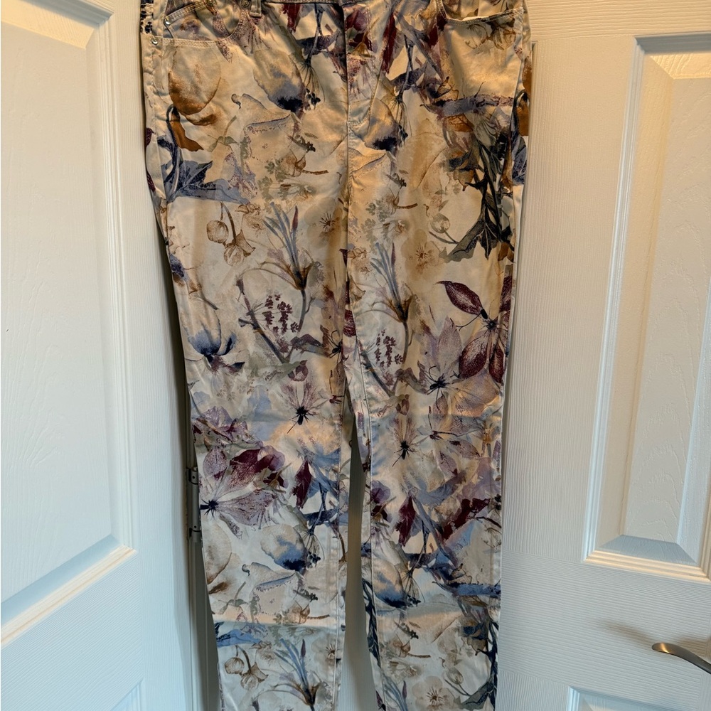 Chico's Floral Print Jeggings - Multicolor